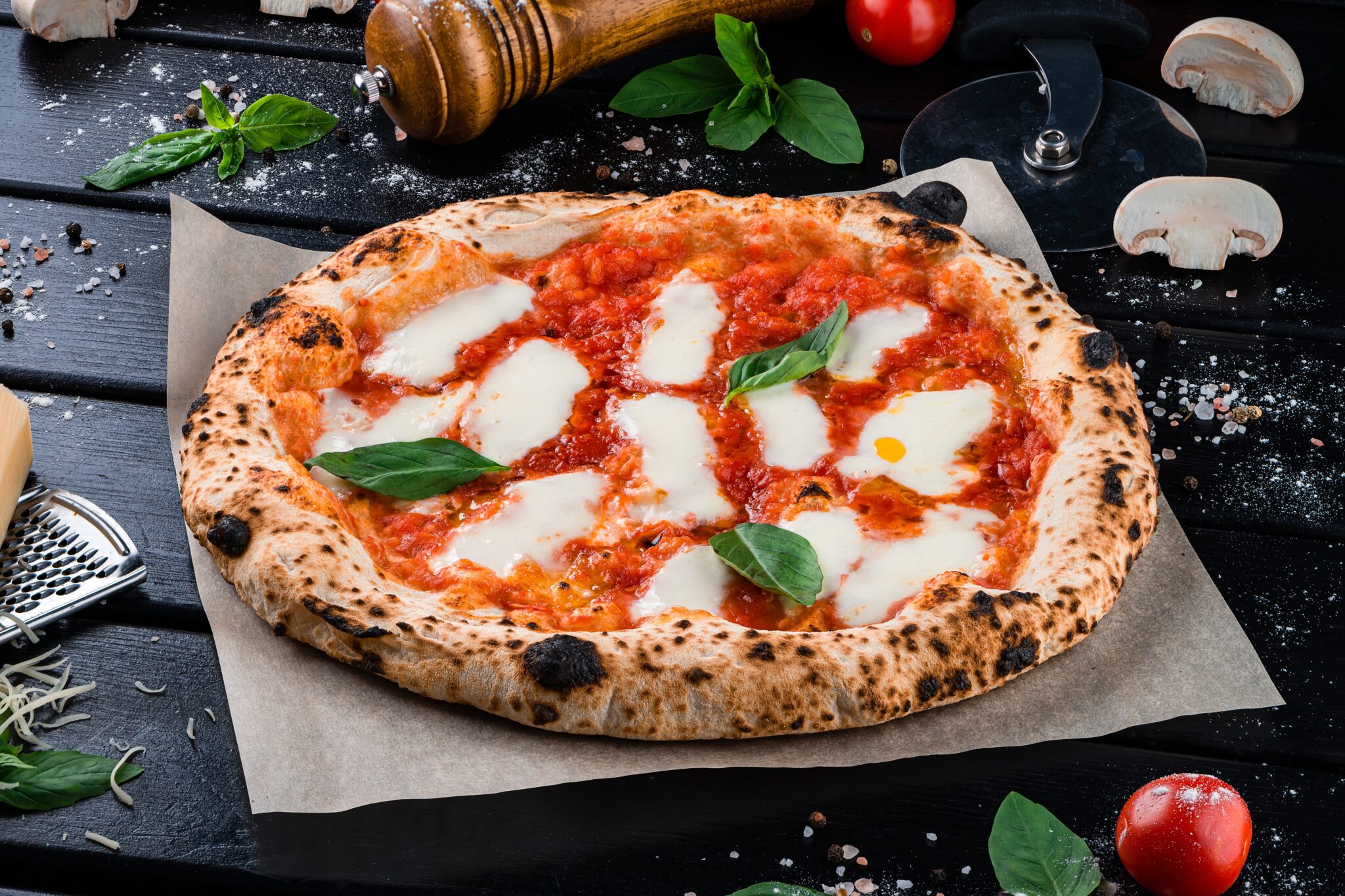 Pizza menu